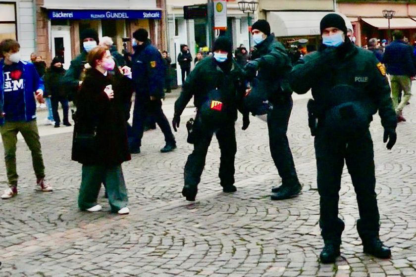 Heidelberg: Einschüchterung normaler Bürger durch die Polizei