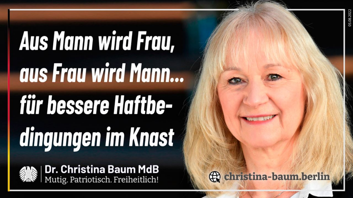 Aus Mann wird Frau, aus Frau wird Mann – für bessere Haftbedingungen im Knast