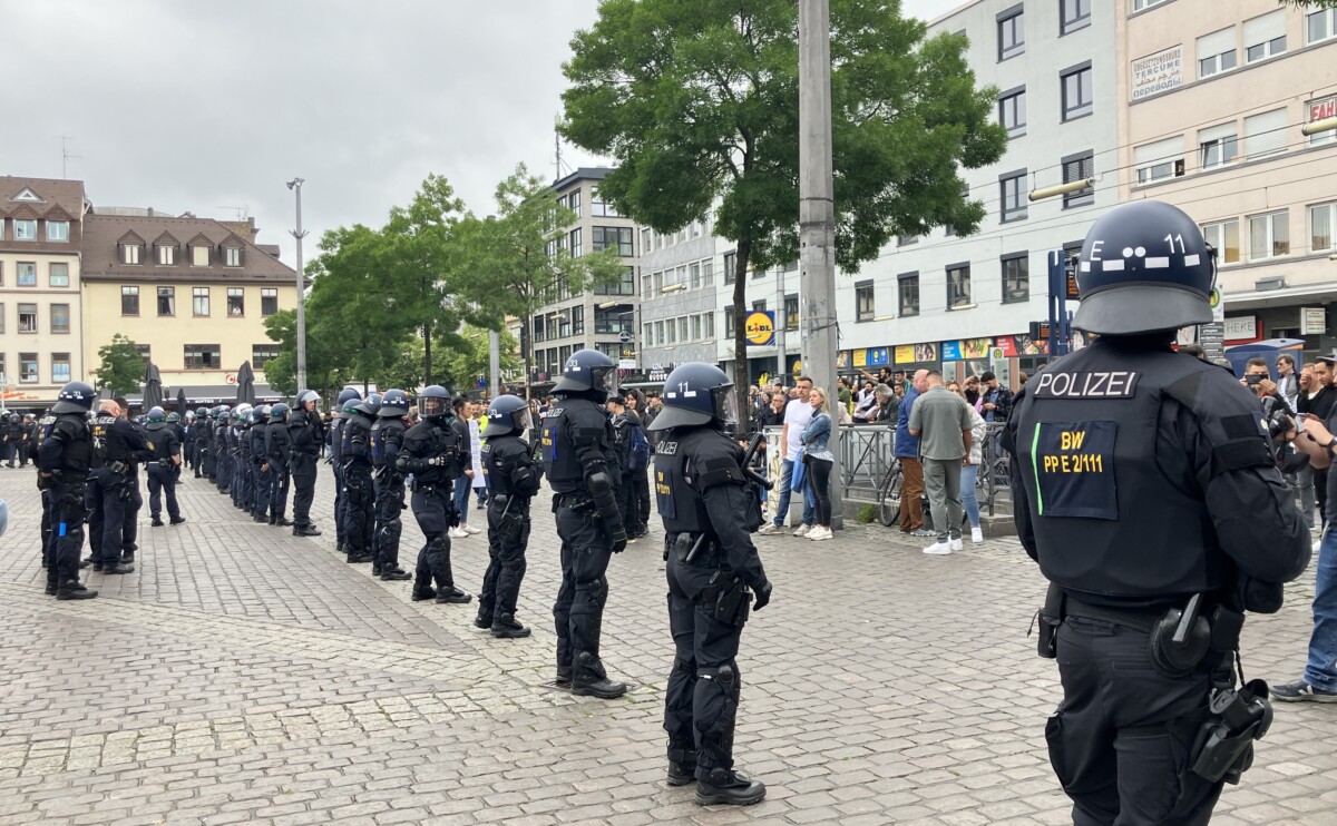 Bürgerkriegsstimmung in Mannheim – ein Fotobericht